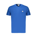 Blaues Baumwoll-T-Shirt für Herren