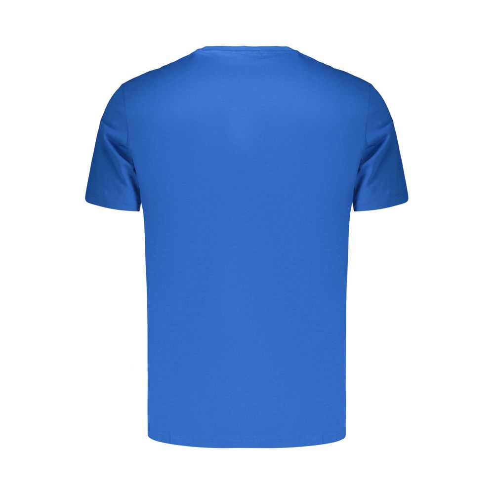 Blaues Baumwoll-T-Shirt für Herren
