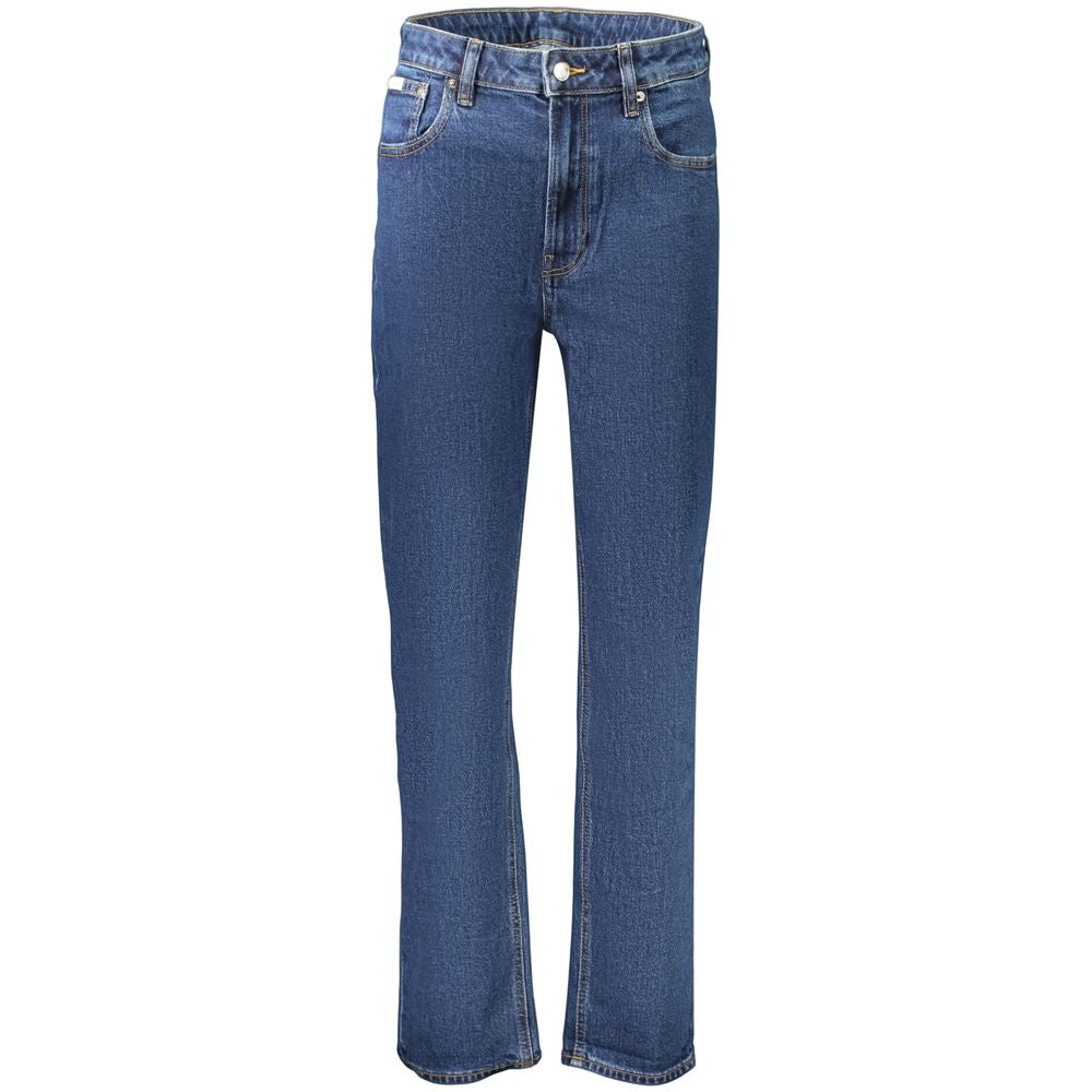 Damen-Jeans aus Baumwolle in Blau