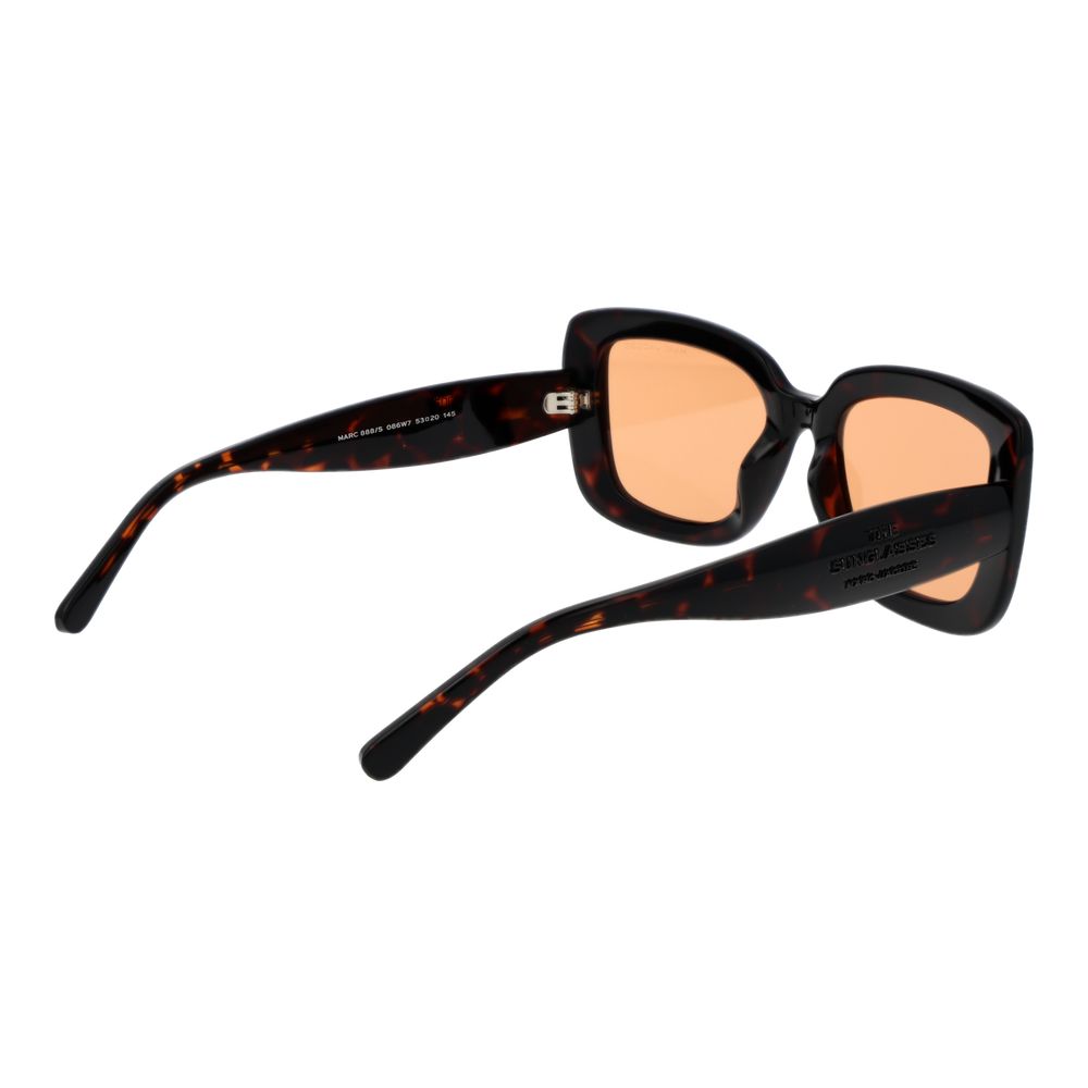 Braune Sonnenbrille aus Kunststoff