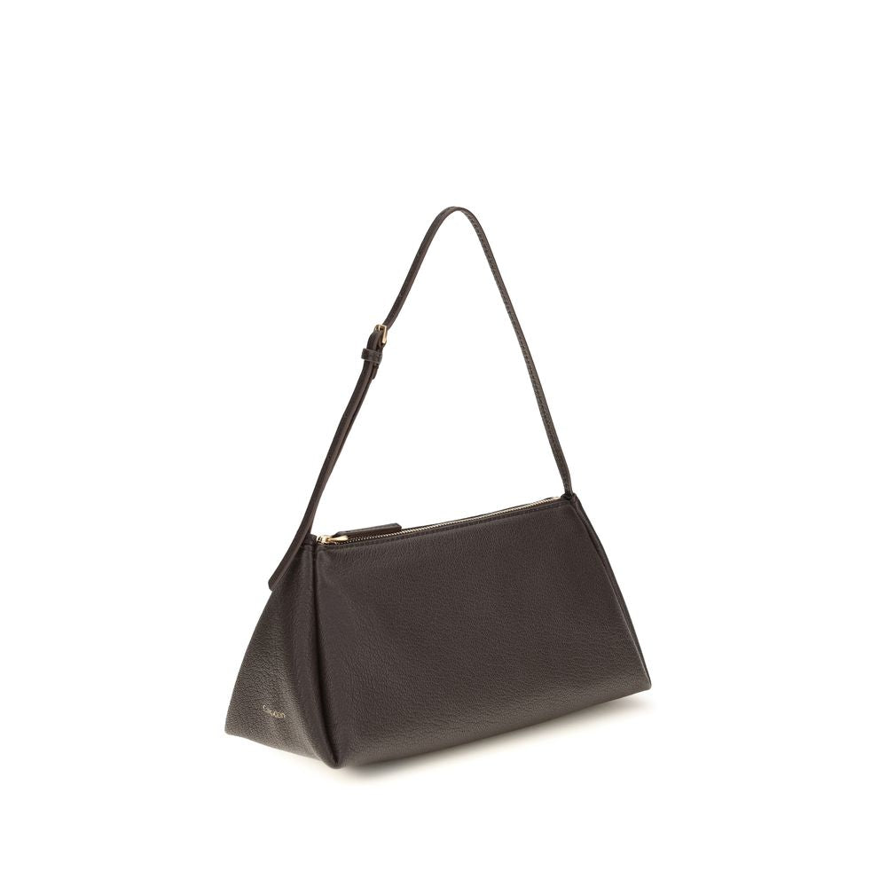 Braune Kalbsleder Bos Taurus Handtasche
