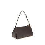 Braune Kalbsleder Bos Taurus Handtasche