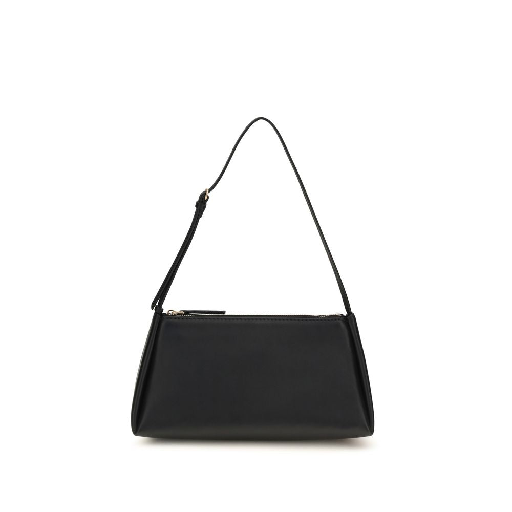 Schwarze Kalbsleder Bos Taurus Handtasche