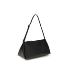 Schwarze Kalbsleder Bos Taurus Handtasche