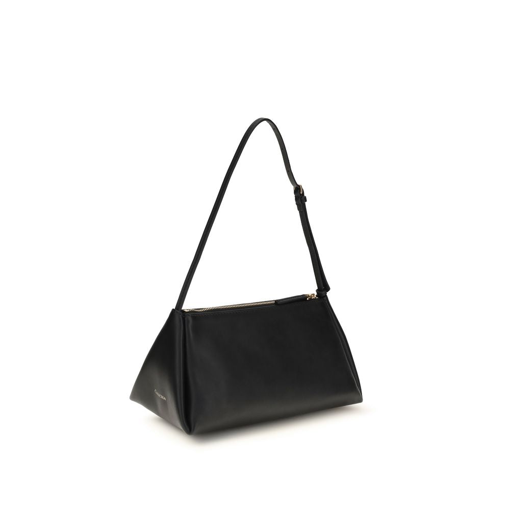 Schwarze Kalbsleder Bos Taurus Handtasche