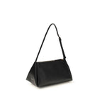 Schwarze Kalbsleder Bos Taurus Handtasche