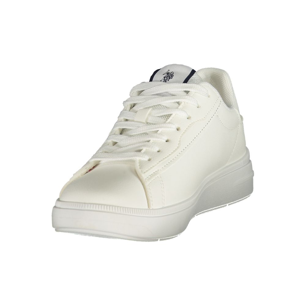 Weiße Damen-Sneaker aus Polyester