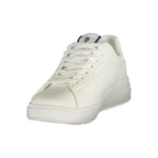 Weiße Damen-Sneaker aus Polyester