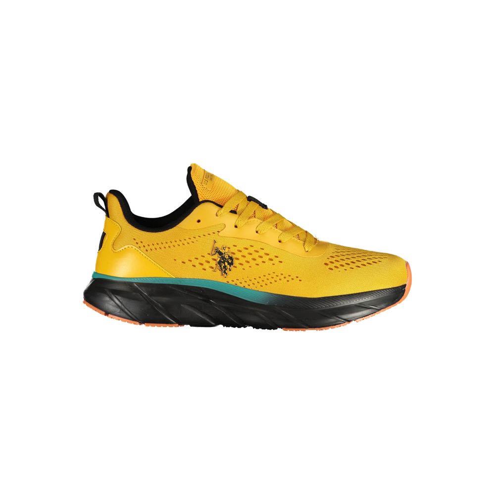 Gelber Herren-Sneaker aus Polyester