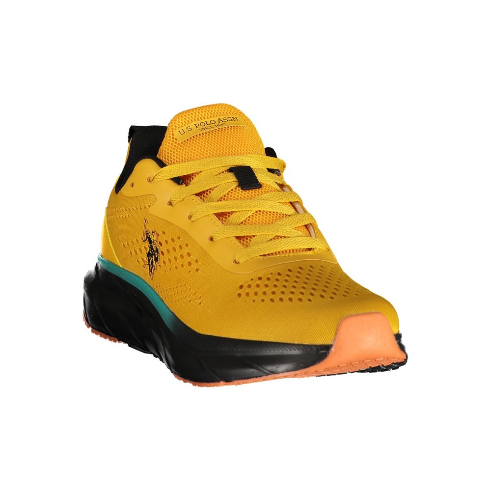 Gelber Herren-Sneaker aus Polyester