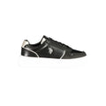 Schwarzer Damen-Sneaker aus Polyurethan