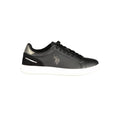 Schwarzer Damen-Sneaker aus Polyurethan