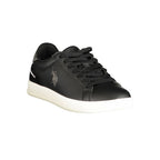 Schwarzer Damen-Sneaker aus Polyurethan