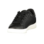 Schwarzer Damen-Sneaker aus Polyurethan