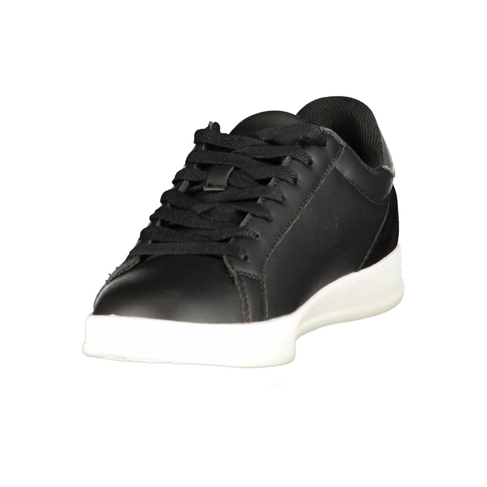 Schwarzer Damen-Sneaker aus Polyurethan