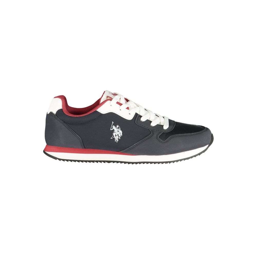 Blauer Sneaker aus Polyurethan für Herren