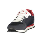 Blauer Sneaker aus Polyurethan für Herren
