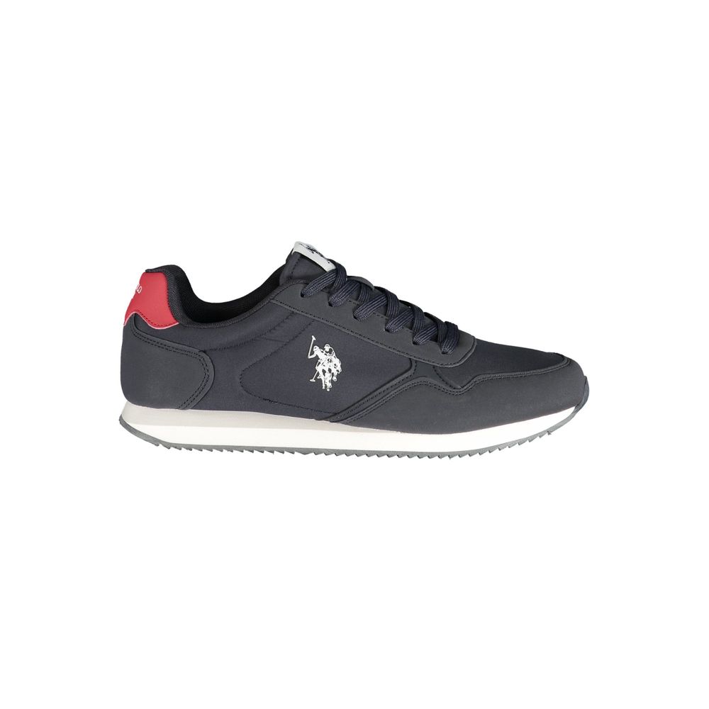 Blauer Sneaker aus Polyurethan für Herren