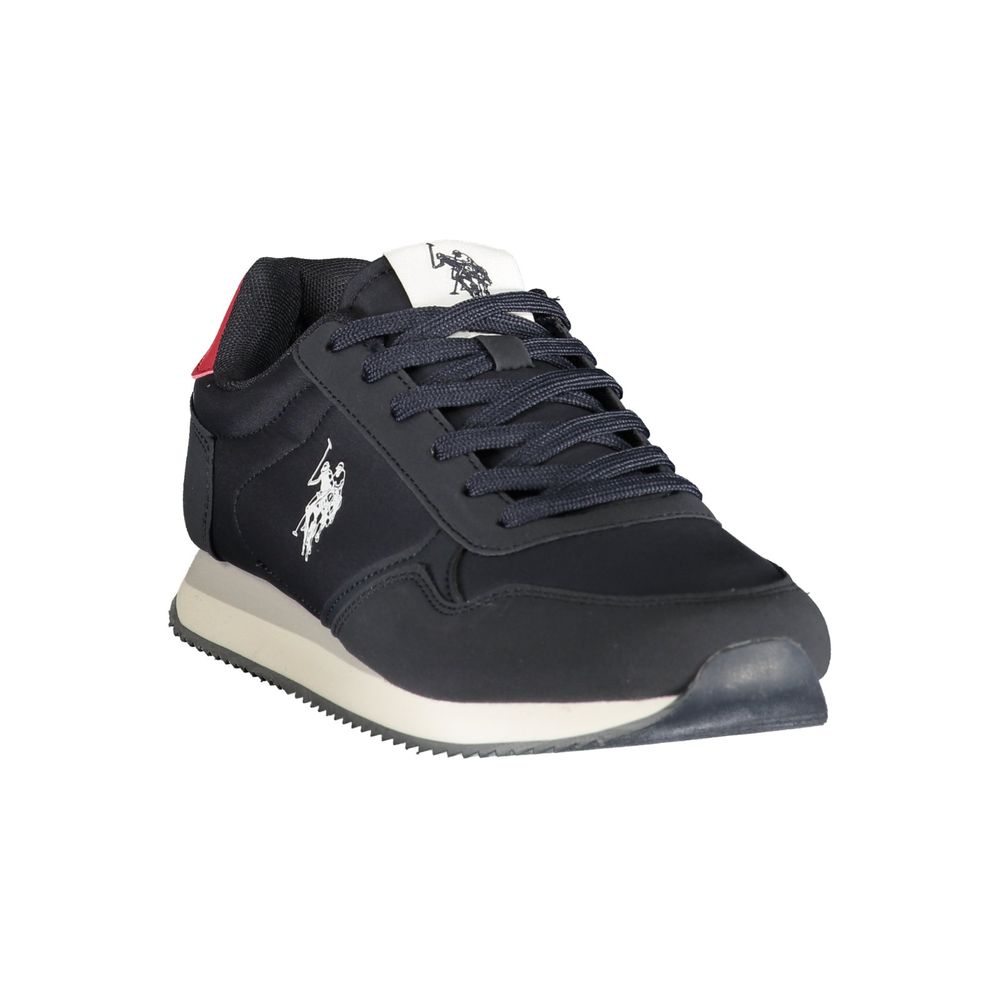 Blauer Sneaker aus Polyurethan für Herren