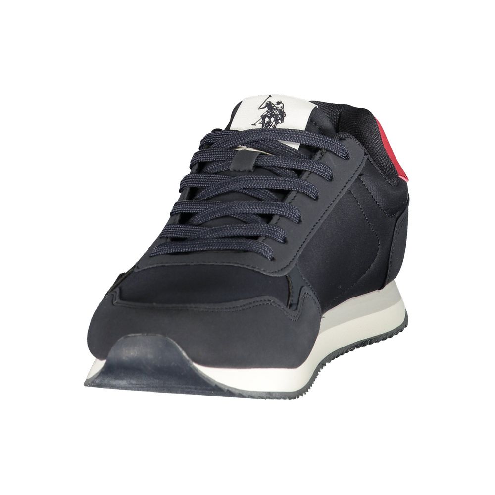 Blauer Sneaker aus Polyurethan für Herren