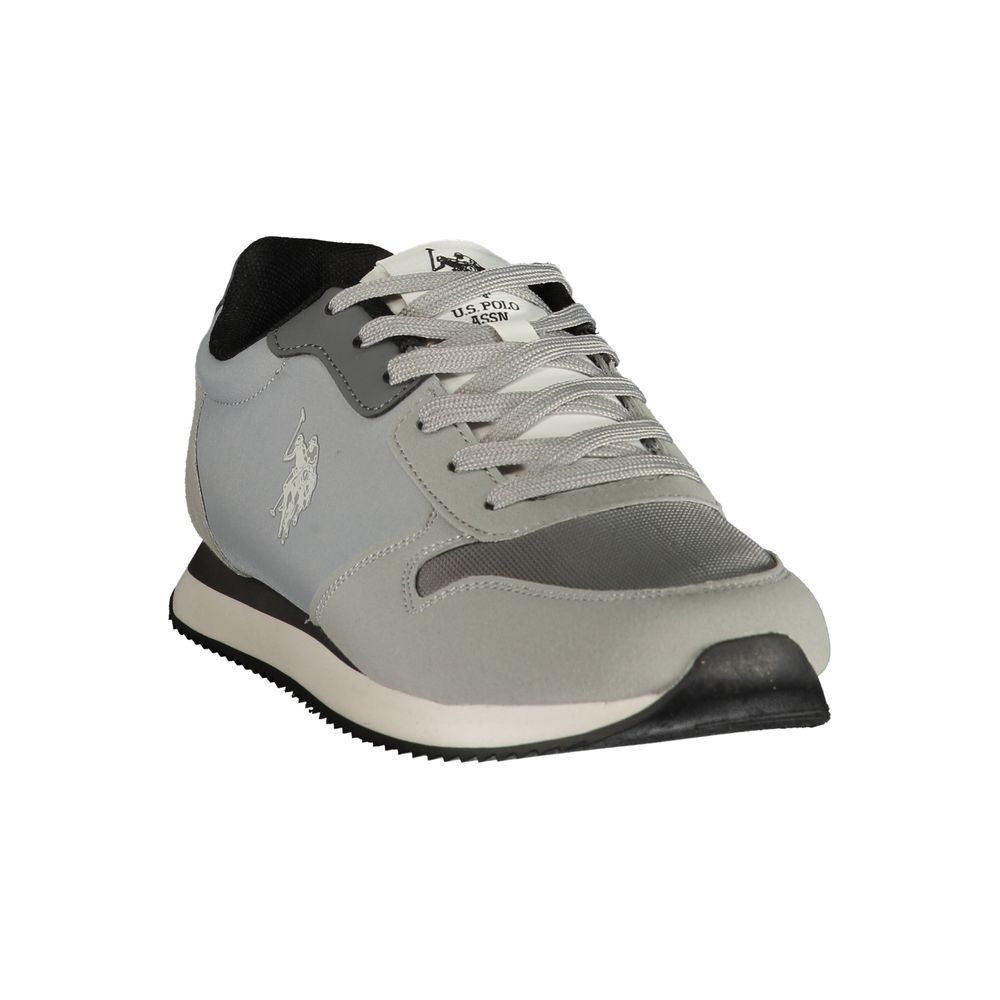 Herren-Sneaker aus dunkelgrauem Polyurethan