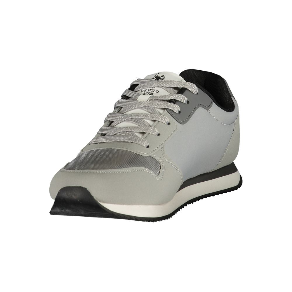 Herren-Sneaker aus dunkelgrauem Polyurethan