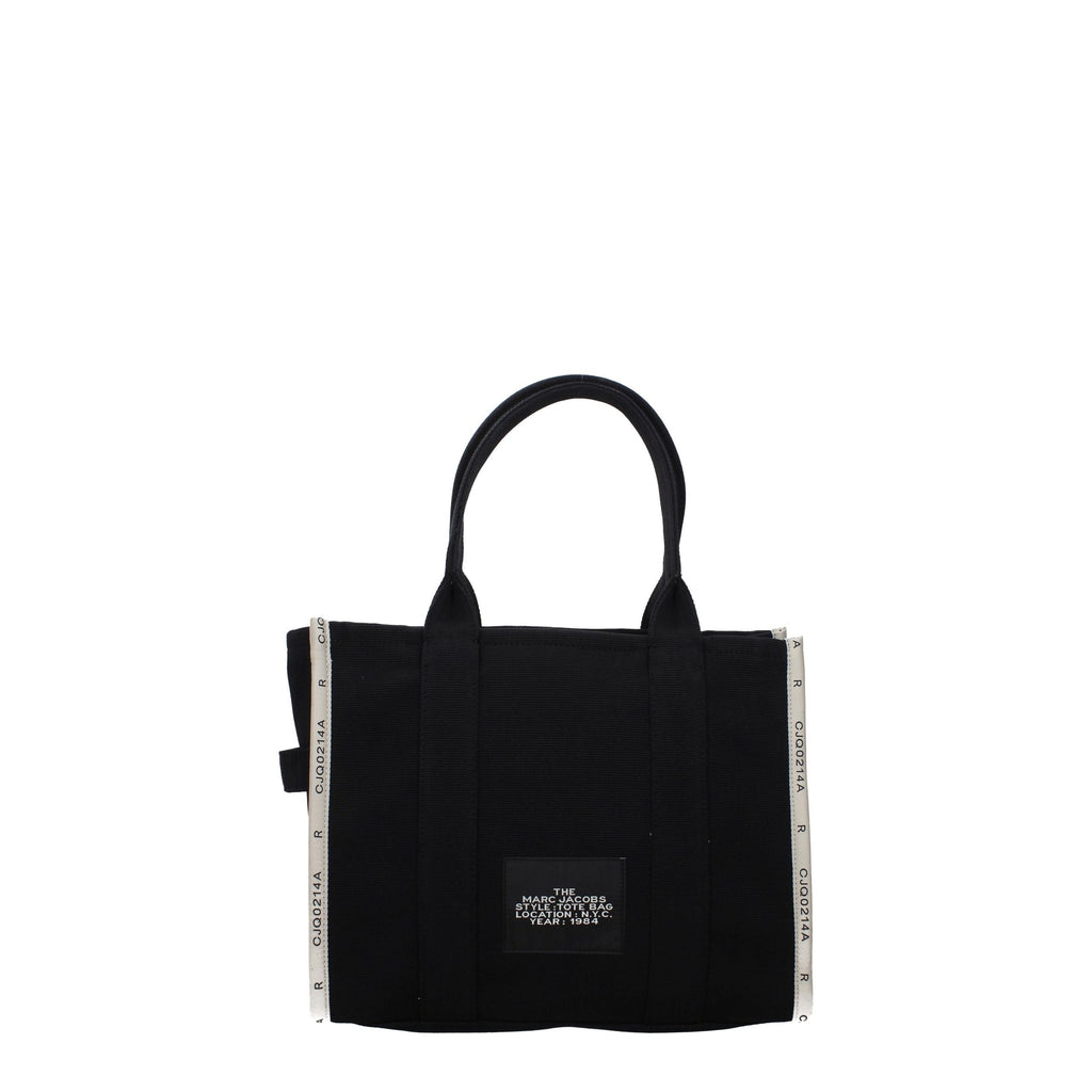 Schwarze Stoffhandtasche