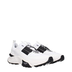 Weiße Stoff-Sneaker im Athletic-Look