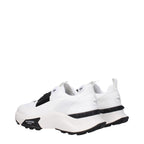 Weiße Stoff-Sneaker im Athletic-Look