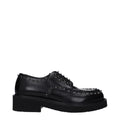 Schwarze Oxford- und Derby-Schuhe aus Leder
