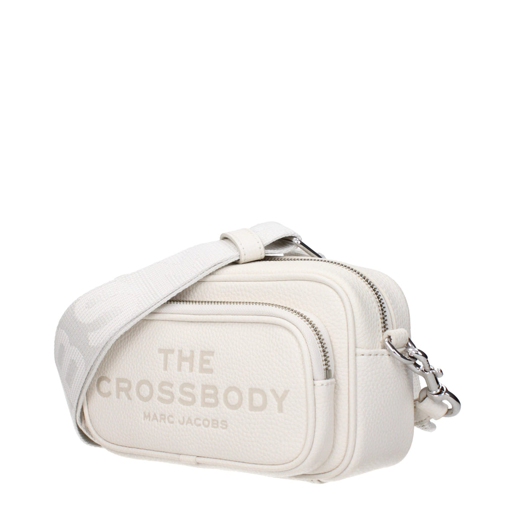 Weiße Leder Crossbody-Tasche