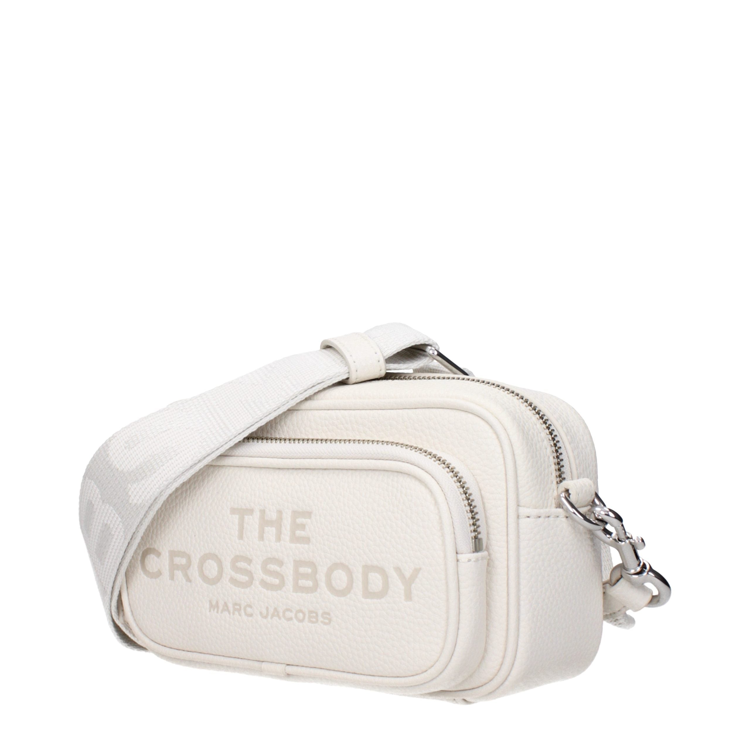 Weiße Leder Crossbody-Tasche