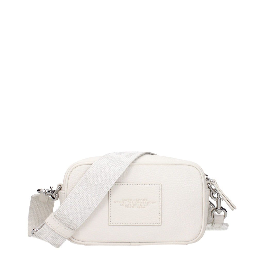 Weiße Leder Crossbody-Tasche