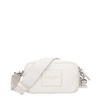 Weiße Leder Crossbody-Tasche