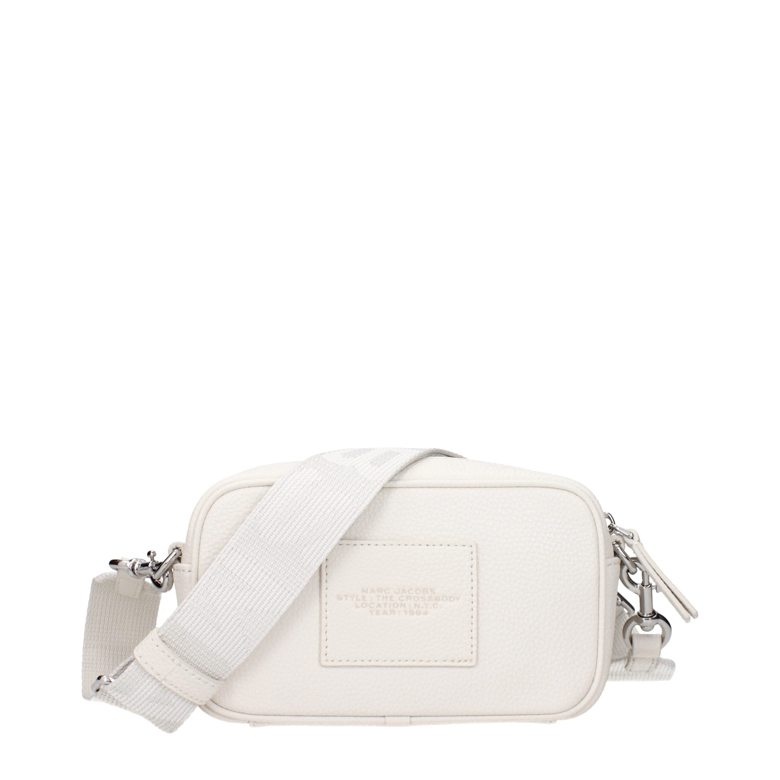 Weiße Leder Crossbody-Tasche