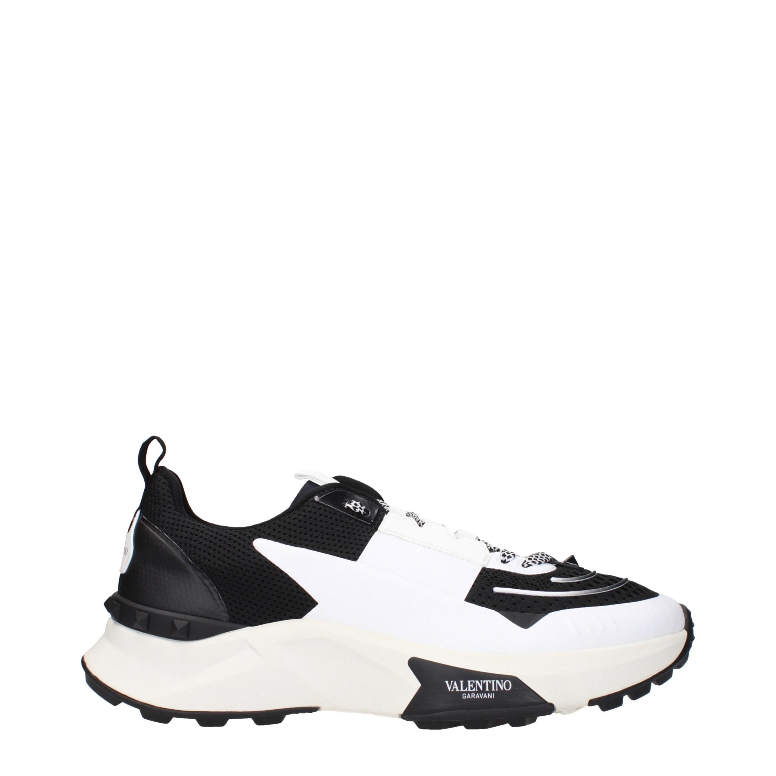 Schwarze Stoff-Sneaker