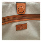 Beige Stoff-Handtasche