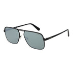 Schwarze Sonnenbrille aus Metall