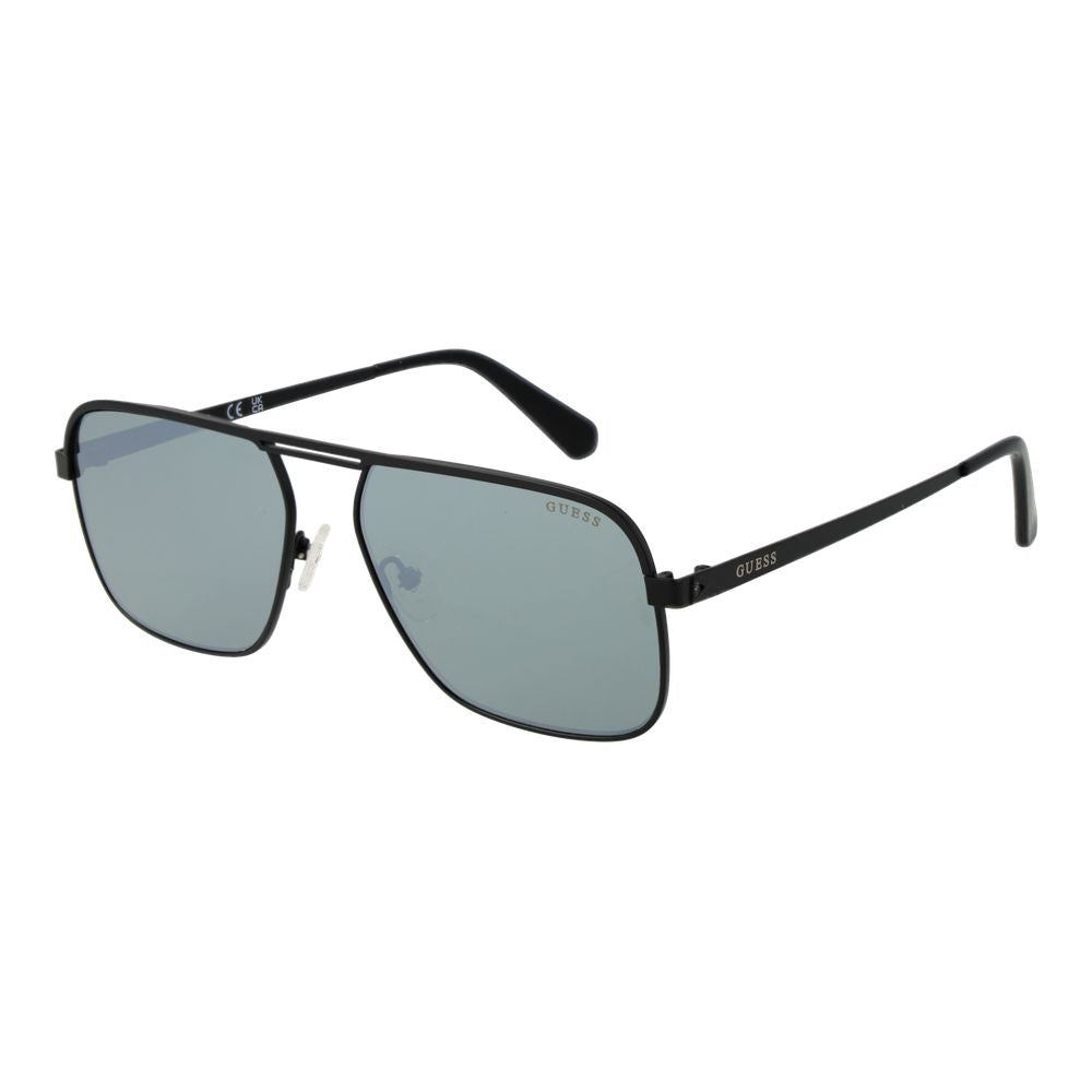 Schwarze Sonnenbrille aus Metall