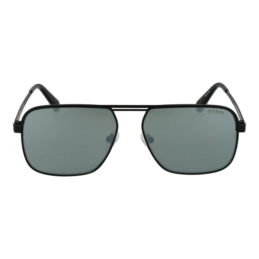 Schwarze Sonnenbrille aus Metall