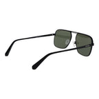Schwarze Sonnenbrille aus Metall