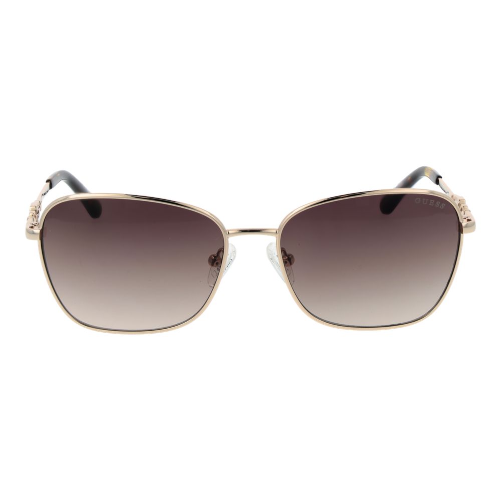 Sonnenbrille aus Goldmetall