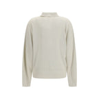 Beiges Sweatshirt aus Seide