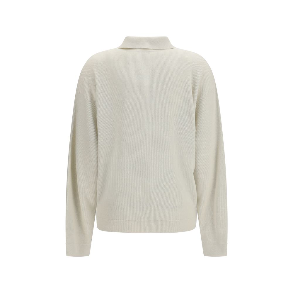 Beiges Sweatshirt aus Seide
