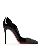 Schwarze Lackleder Hot Chick Pumps 100 Christian Louboutin