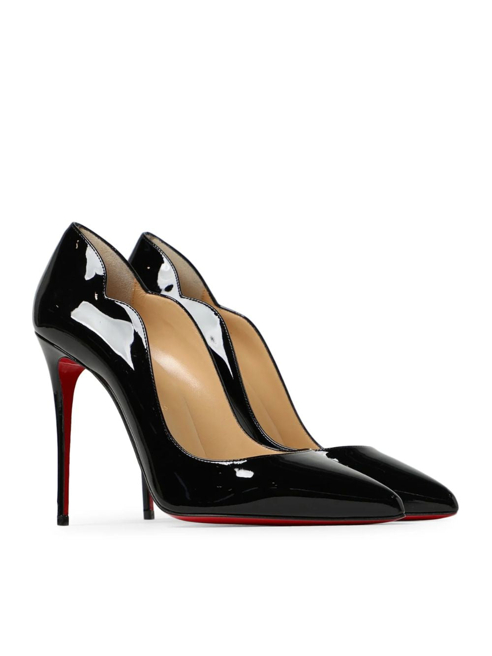 Schwarze Lackleder Hot Chick Pumps 100 Christian Louboutin