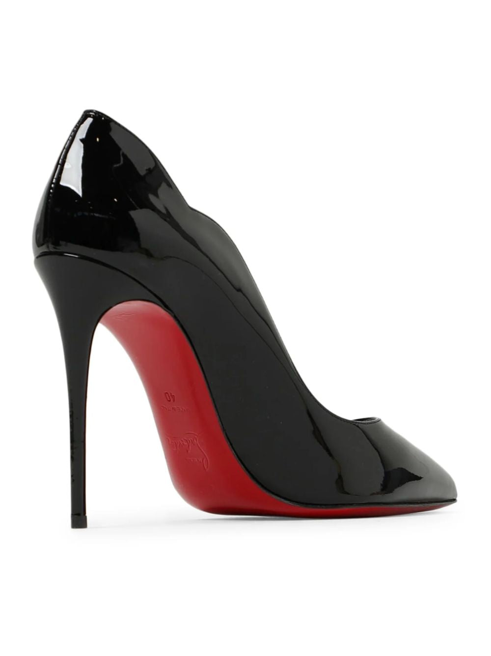 Schwarze Lackleder Hot Chick Pumps 100 Christian Louboutin
