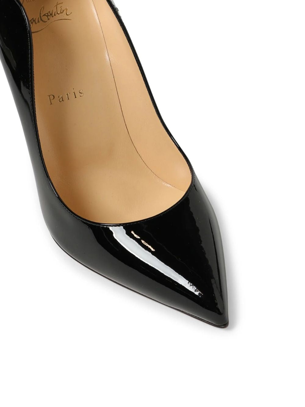 Schwarze Lackleder Hot Chick Pumps 100 Christian Louboutin