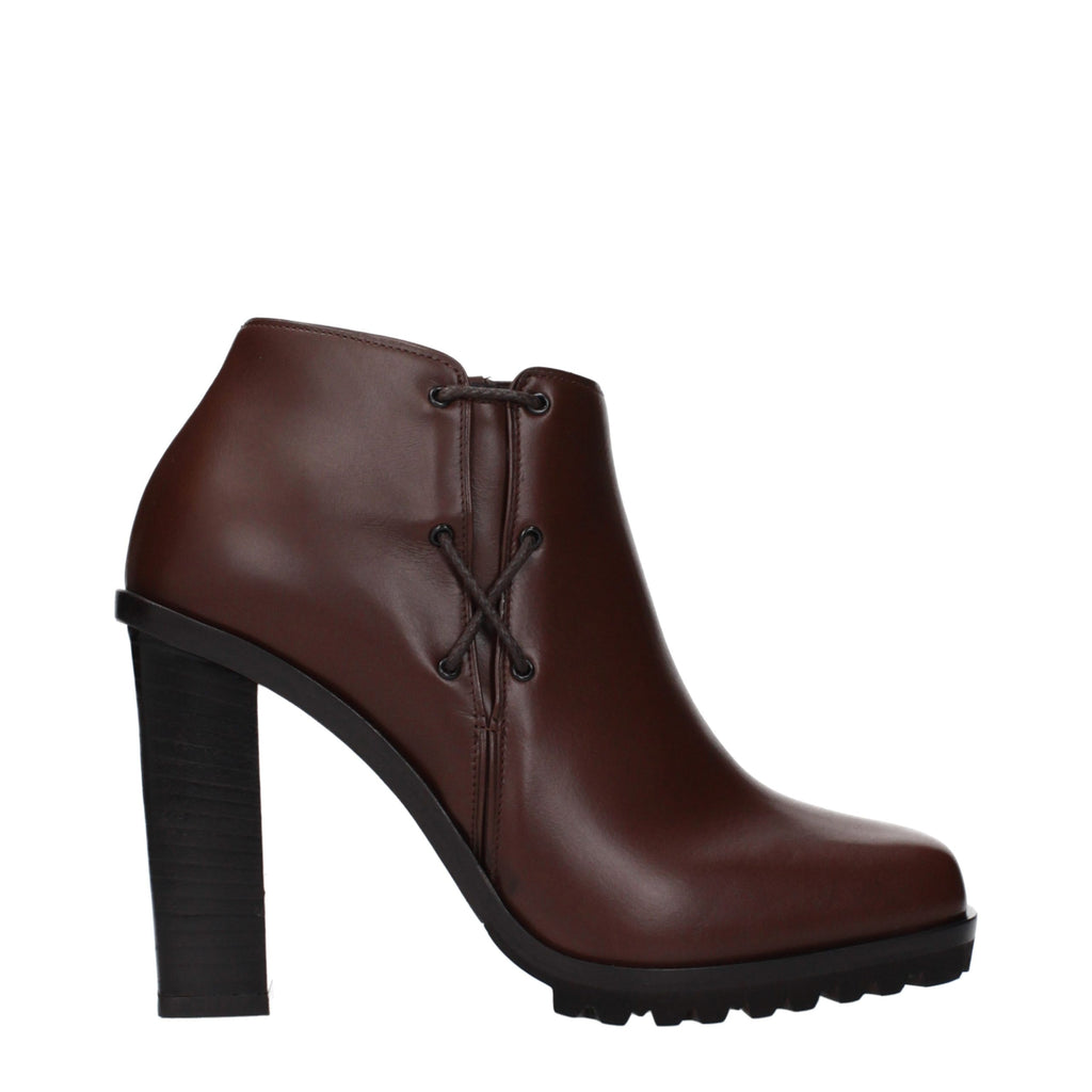 Braune Lederstiefeletten