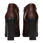 Braune Lederstiefeletten